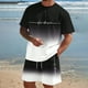 thumbnail image 2 of Playeras De Hombre Camiseta Informal De Verano De Manga Corta Con Cuello Redondo Y Estampado De Letras Y Caras Para Hombre, 2 of 5