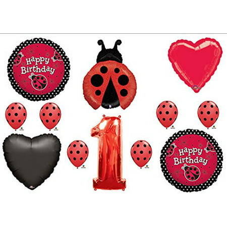 LADYBUG 1st  First  BIRTHDAY  PARTY  Balloons Decorations  