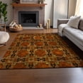 thumbnail image 6 of Addison Rugs Mayfield Washable Transitional Panel Paprika Rectangle Rug, 3' x 5', 6 of 6