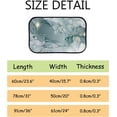 thumbnail image 7 of GZHJMY Bathroom Rugs Mats Non-Slip, Soft Microfiber Absorbent Bath Mats for Shower Bathtubs, Pastel Cyan Mint Marble Indoor Entrance Door Mats Bedroom Laundry 36”x24” Carpet Runner, 7 of 7