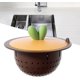thumbnail image 3 of Sink Strainer Kitchen Sink Drain Anti Odor Catcher Cute Easy Clean Rust Resistant Fast Flow Sink Stopper with Cover Sink Drain Basket, Brown, 3 of 4