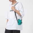 thumbnail image 3 of Bolsos cruzados de nailon para hombre y mujer bolsa pequeña para teléfono con cremallera en el hombro estilo Hip Hop callejero, 3 of 6