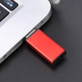 thumbnail image 2 of ZOUSSIQI 32G Mini Portable Zinc Alloy Square USB2.0 U Disk for Windows Vista/7/10/Mac Red EL225#71065, 2 of 9