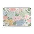thumbnail image 5 of Bathroom Sets Curtain and Rug Sets 23.6x15.7 in Non-Slip Mat and 66x72 in Shower Curtain for Home Bath Dcor Pastel-colored Cats and Flowers, 5 of 7