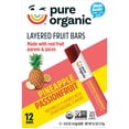 thumbnail image 3 of Pure Organic Layered Fruit Bars, Gluten Free, Vegan Fruit Snacks, Pineapple Passionfruit (2 Boxes, 24 Bars), 3 of 3