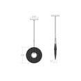 thumbnail image 2 of Sonneman 3111.25E Meclisse 9" Wide Led Mini Pendant - Black, 2 of 2
