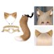 thumbnail image 2 of Conjunto de orejas y cola de gato Yuyangstore disfraz de cosplay, 2 of 8