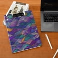 thumbnail image 5 of FORMRS A4 Clipboard Folder with Pen Holder Horizontal Foldable School Office Binder, Purple Waves Pattern, 5 of 9