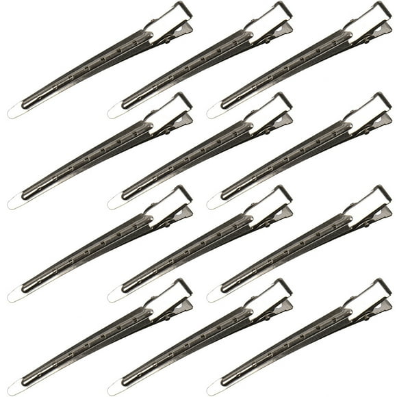 Amdohai 10PCS Hair Grip Clips Tool Hairdressing Sectioning Cutting Clamps for Salon Make Up Cosmetic Styling Portable