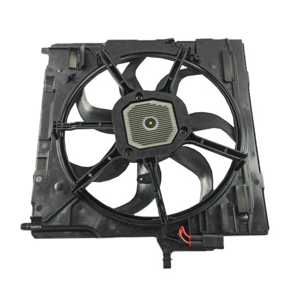 Bapmic 17427598740 Radiator Cooling Fan Assembly for BMW E70 X5 07-10