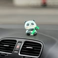 thumbnail image 5 of Melomogo 1Pcs Mini Figurine Car Dashboard Decoration Cute Car Interior Ornaments Cake Toppers (Panda), 5 of 6