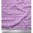 thumbnail image 1 of Soimoi Poly Georgette Fabric Aztec African Decor Fabric Printed Yard 52 Inch Wide, 1 of 3