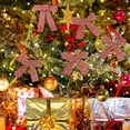 thumbnail image 4 of PuSpu Home Decor Christmas Decoration Christmas Tree Decoration Small Hanging Deluxe Bow Set Household Products, 4 of 6