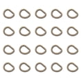 thumbnail image 4 of Shisuyan Boutons d'Artisanat Dorés 100 Pcs 0.2x0.15 Po, 4 of 8