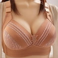 thumbnail image 5 of Mnyycxen Women's Push Up Wireless Bra Jacquard Full Coverage Bras Lift & Support Comfort Hide Side Fat Bra, 5 of 5