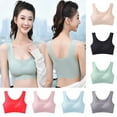 thumbnail image 3 of Sports Bras for Women, Wireless Bras, Women's Front Button Lightweight Without Steel Ring Gathering Bra With Adjustable Breasts And A Lifting Chest Non-magnetic Underwear Clearance Under $10, 3 of 3