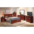 thumbnail image 5 of Quality Cherry Full Storage Bed - 44"H X 61"W X 84"D - Easy Bedding Storage, 5 of 6