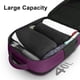 thumbnail image 2 of Mochila de viaje MATEIN 40L Flight Approved para mujer, color morado, 2 of 9