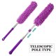thumbnail image 3 of unbranded Herramienta Para Eliminar Polvo En Casa Con Plumero Chenilla De Color Morado Y Mango Extensible, 3 of 8