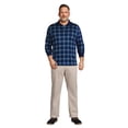 thumbnail image 3 of Lands' End Men's Big Long Sleeve Supima Interlock Polo Shirt, 3 of 3