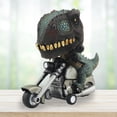 thumbnail image 3 of Dinosaurios Coches De Juguete Fricción Alimentado Inercia Animal Motocicleta Modelo Juguete Dino Motocicleta Juguete Para Niños 2 En 1 seitruly FN007544-01, 3 of 6