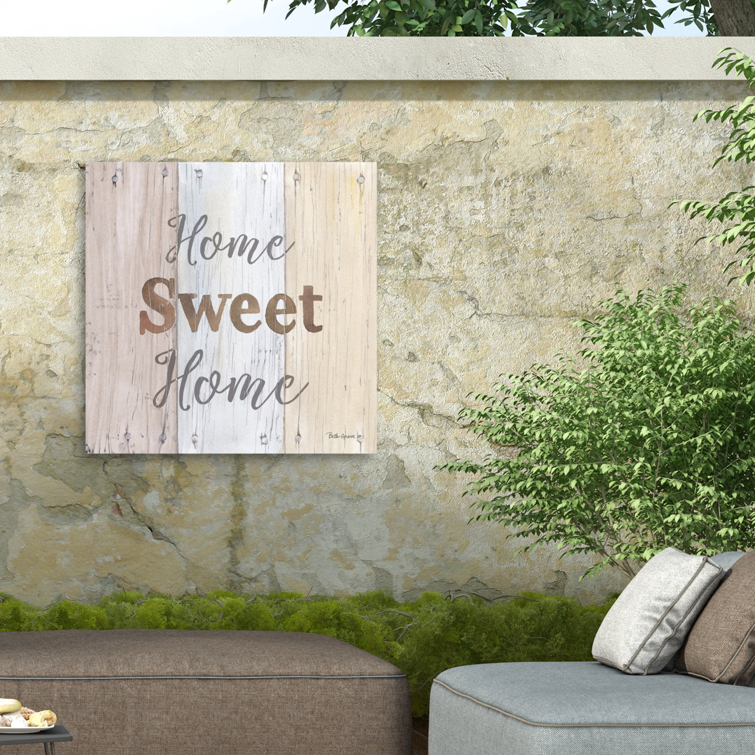 Beth Grove 'Farmhouse VI' Outdoor Canvas 18x24
