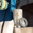 thumbnail image 3 of 20 Oz Golden Retriever with Bones and Paws Coffee Tumbler Double Wall Insulated Stainless Steel Water Bottle | Metal Reusable Thermoses Flask with Cup Cap | Leak & Sweat Proof with Anti-Dust Lid, 3 of 7
