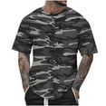 thumbnail image 2 of Yaoyar Men's Summer Shirts Graphic Print Tee Tops Casual Round Neck Short Sleeve T Shirts, 2 of 5