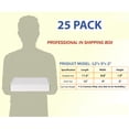 thumbnail image 6 of 12x9x2 Shipping Boxes Set of 25, White Corrugated Cardboard Box for Small Business, 6 of 8
