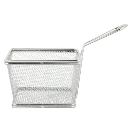 

Silver Color Kitchen Frying Basket French Fries Basket Stainless Steel Basket