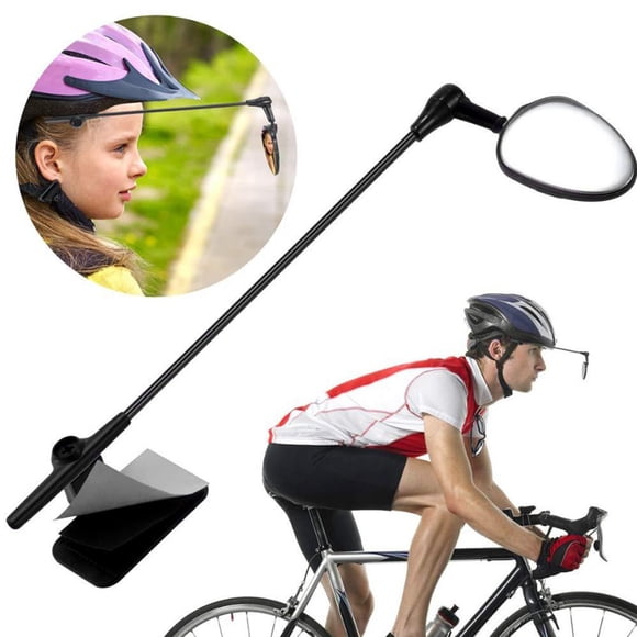 TOPINCN ABS Universal Adjustable Bike Bicycle Cycling Riding Mirror Helmet Rearview Rear View Glasses, Bike Rear View Glasses
