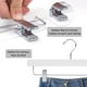 thumbnail image 3 of Perchas para pantalones Nature Smile Deluxe de madera con 2 clips, paquete de 20, 3 of 9