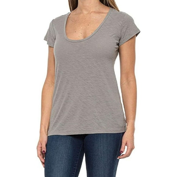 James Perse WSVH3182CU Deep Scoop Neck Tee Olympic ( 3 )