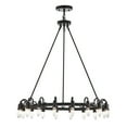 thumbnail image 4 of Vater 32 in. 18-Light Indoor Matte Black Finish Chandelier with Light Kit, 4 of 4