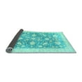 thumbnail image 2 of Ahgly Company Indoor Rectangle Oriental Light Blue Traditional Area Rugs, 7' x 9', 2 of 4