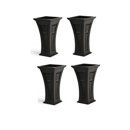 Yimby Heritage Self Watering Tall Outdoor Garden Patio Planter Pot