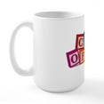 thumbnail image 2 of CafePress - Class Of 2030 Blocks Large Mug - 15 oz Ceramic Large White Novelty Mug, 2 of 6