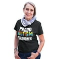 thumbnail image 2 of Awkward Styles Proud Autism Grandma Tshirt Women's Autism Shirts Autism Awareness T Shirt Family Autism Shirt for Women Autism Gifts for Grandmom Autism Puzzle T Shirt Autistic Pride Autism Outfit, 2 of 5