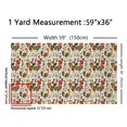 thumbnail image 3 of Castle Fairy Cute Rooster Fabric by the Yard 1 Yard,Farmhouse Animal Home Decor Fabric by the Yard,Chic Flower Room Decor Fabric by the Yard,Microfiber Teens Bedroom Decor, 3 of 6
