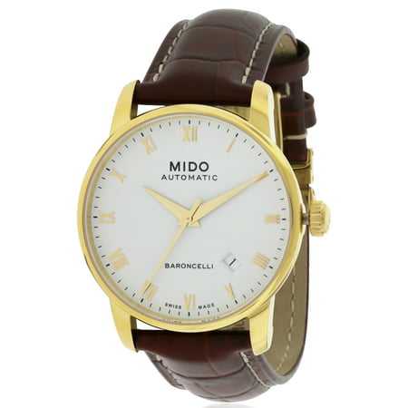 Mido Baroncelli Leather Automatic Mens Watch M8600.3.26.8
