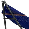 thumbnail image 4 of Open Box Tranquillo 116" Double Hammock with Adjustable Stand and Bag, Blue, 4 of 12