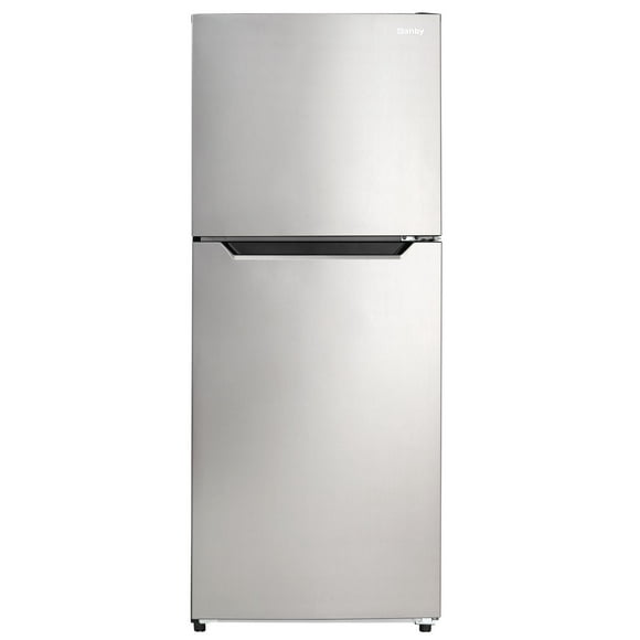 Danby DFF101B1BSLDB 10.0 cu. ft. Apartment Size Fridge Top Mount in Stainless Steel