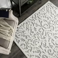 thumbnail image 4 of My Texas House Lady Bird 7'9" X 10'10" Gray Damask Outdoor Rug, 4 of 9