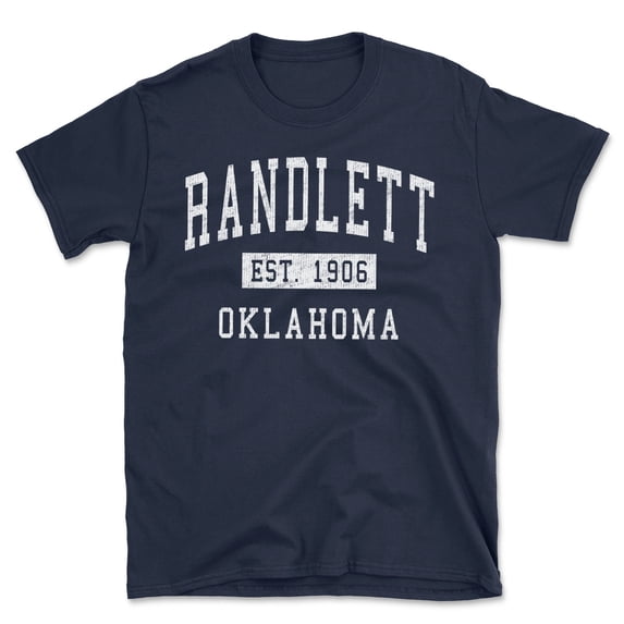 Randlett Oklahoma Classic Established Men's Cotton T-Shirt