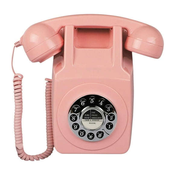 Teléfono de pared Montaje de pared Fashion Seniors Seniors Seniors Retro Retro Corded Wall Teléfono para Bar Restaurant Kitchen Bedroom Café