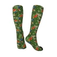 thumbnail image 5 of Lsque Parrots And Tropical Leaves Printed Crew Socks Men's Women's LightWeight Thin Casual Calf Socks ,Knee High Socks,Cotton Socks, 5 of 9