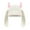 Beige white, variant on Giaone Soft Stretchy Hat Devil Horn Hat Warm Headwear Costume Accessories