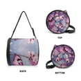 thumbnail image 3 of ZIATUBLE Butterfly Hanging Paper Towel Case Cherry Blossom Toilet Paper Roll Dispenser Stain Resistant Paper Dust Cover Storage Bag Universal Carrying and Storage Case Paper Pouches, 3 of 7
