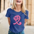 thumbnail image 2 of T-shirt à Manches Courtes Imprimé Graphique pour Femmes Col Rond Décontracté Confortable Haut d'Été pour les Vacances Usage Quotidien, 2 of 4