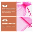 thumbnail image 3 of unbranded 100Ud Bolsa De Organza Para Regalo Con Cordón Reutilizable Y Resistente, 3 of 6